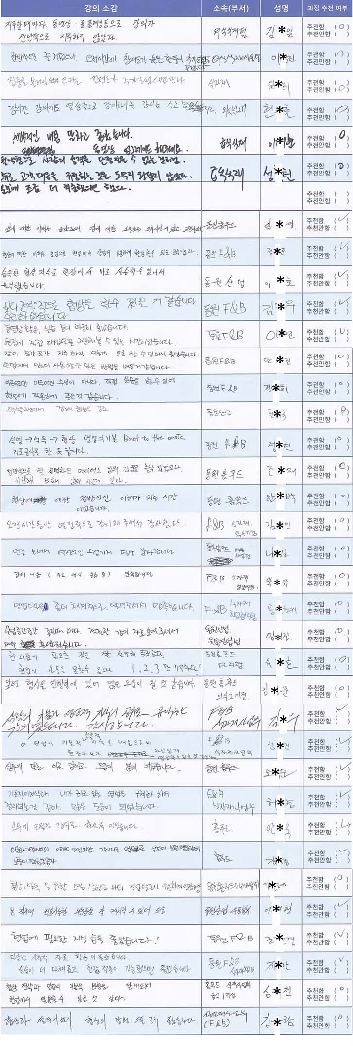 네고컨설팅 교육생 수강 후기 25